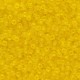 Miyuki rocailles Perlen 11/0 - Matted transparent yellow 11-136F